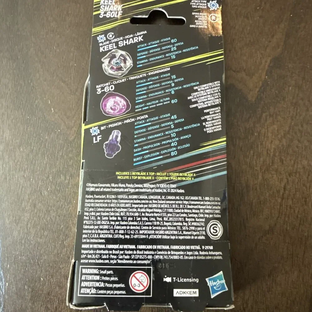 Beyblade X Series Booster Keel Shark 3-60LF Takara Tomy Hasbro